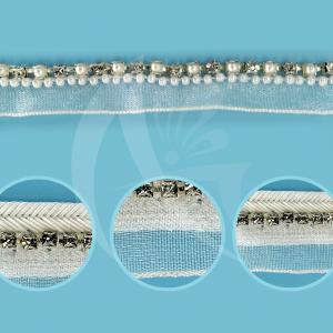 STONE TAPE LACE  1 CM