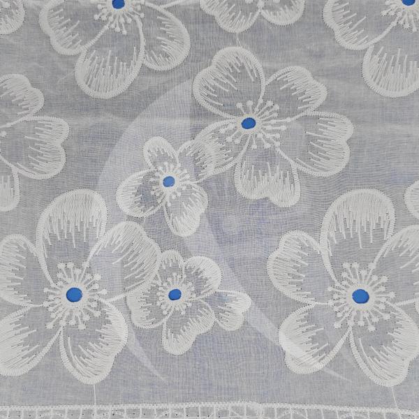 3D Embroidery Cotton Lace 53inch Cuttable 