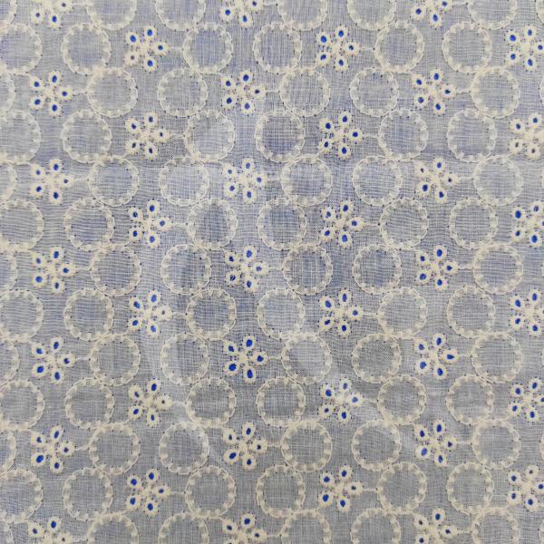 3D Embroidery Cotton Lace 53inch Cuttable 