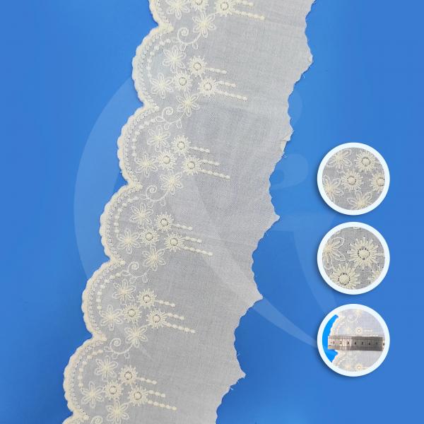 Embroidery Cotton Lace 7CM